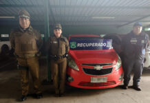 Otro más: recuperan vehículo con encargo vigente por robo en Molina