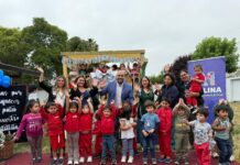 Municipio de Molina instala juegos infantiles en jardines de Lontué con apoyo del Minsal